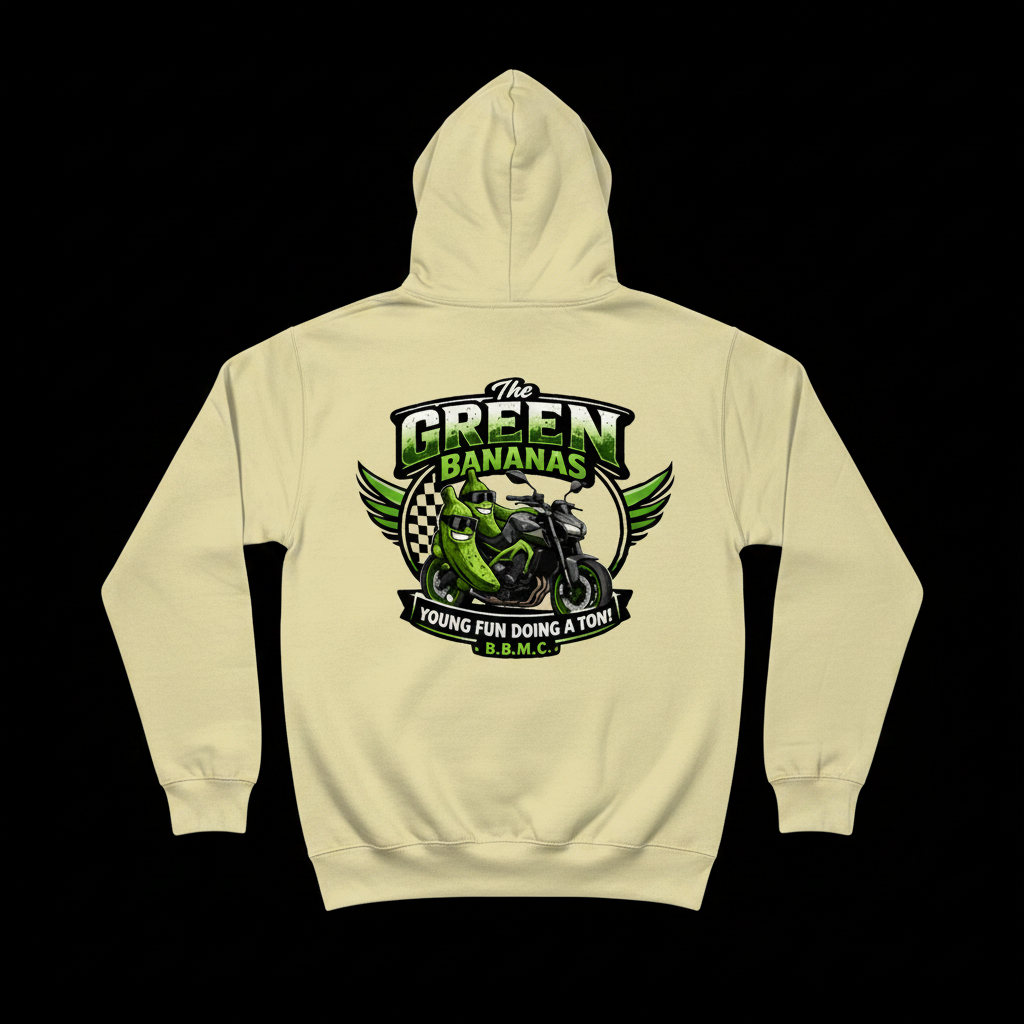 B.B.M.C Green Bananas Winter Hoodie Hero Shot