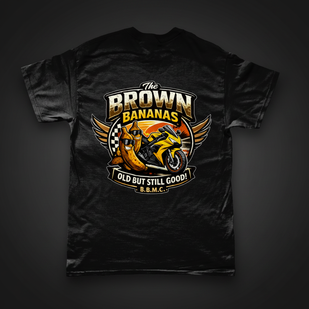 B.B.M.C Superbike T-Shirt Dark Mockup