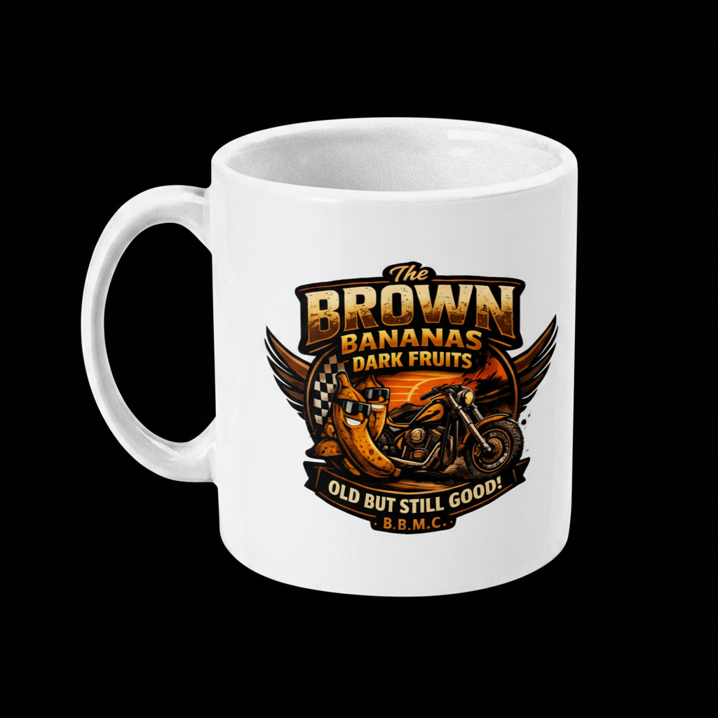 Dark Fruits Mug - Black Background