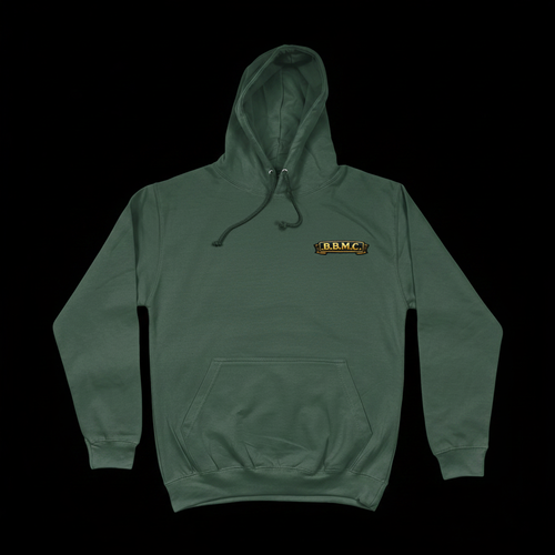 Life's Better Dirty Winter Hoodie - Forest Green Front