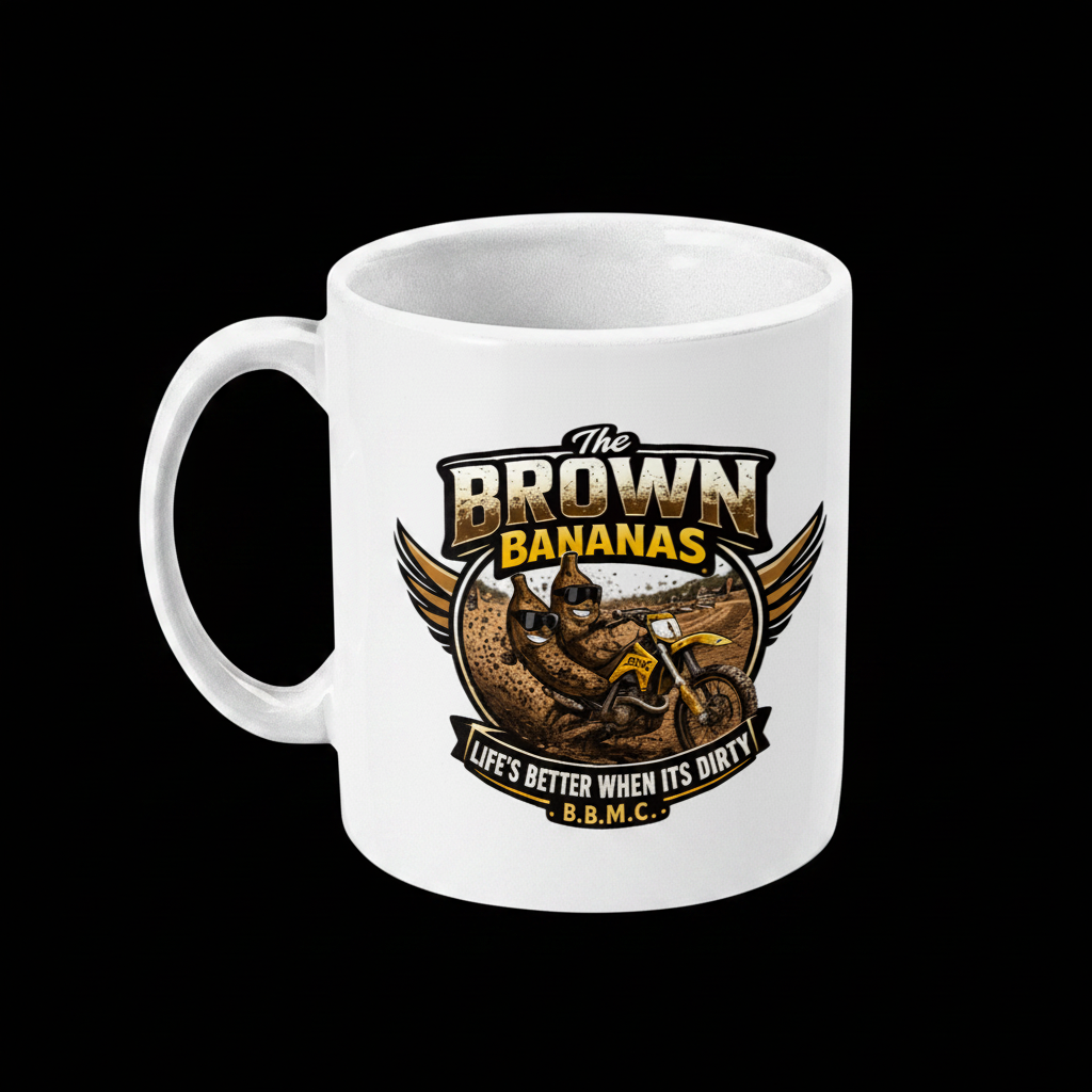 Life's Better When Its Dirty Mug - Black Background